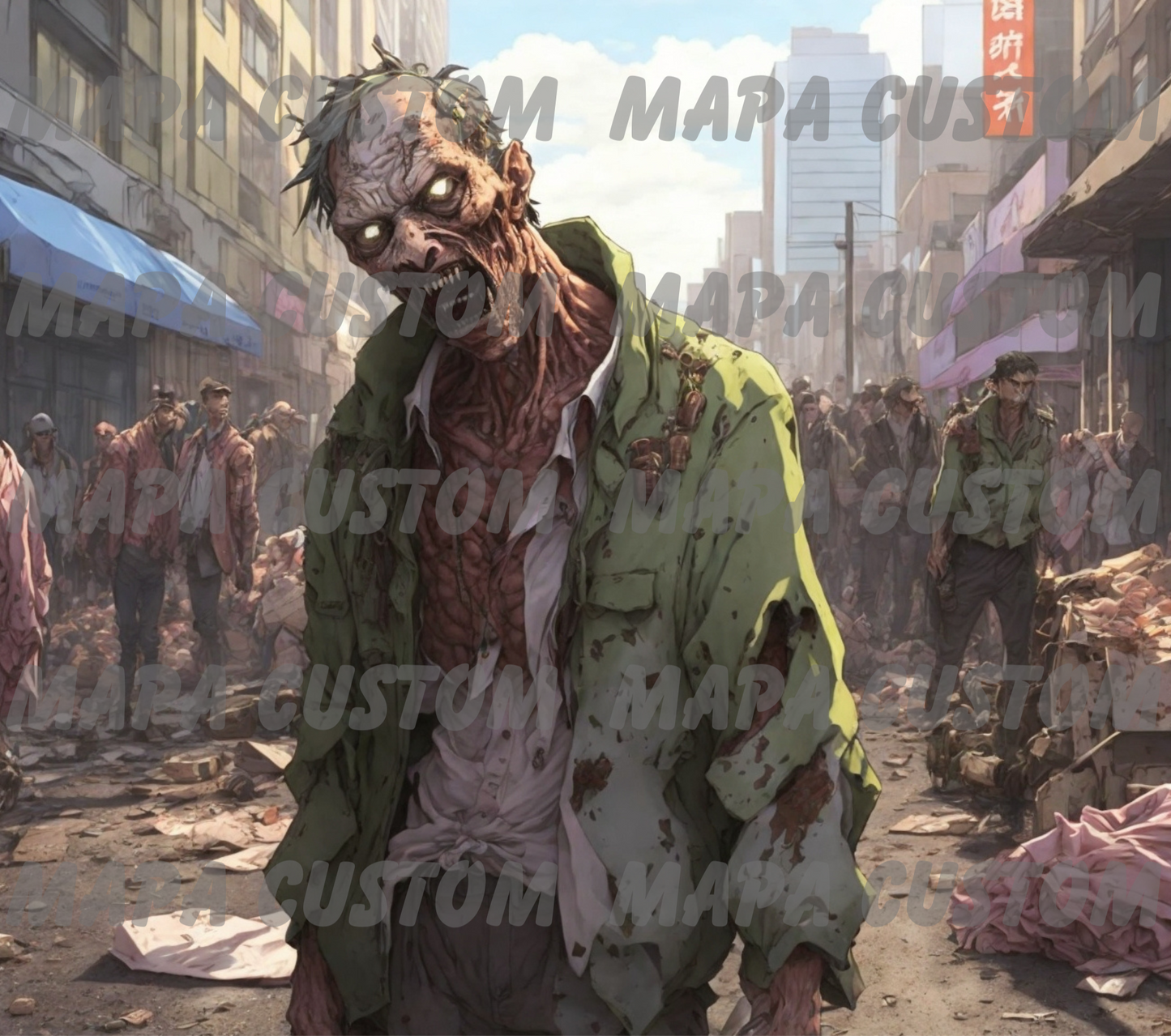 Zombie Anime Style